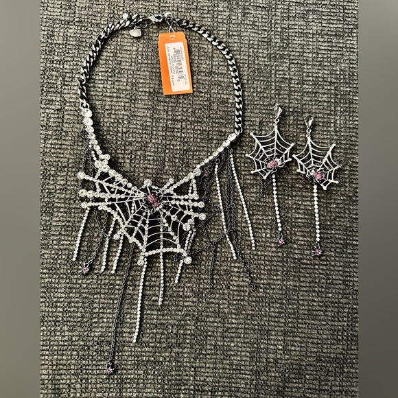 Betsey Johnson spider set. NWT. Comes with a free designer gift nwt - Picture 5 of 10